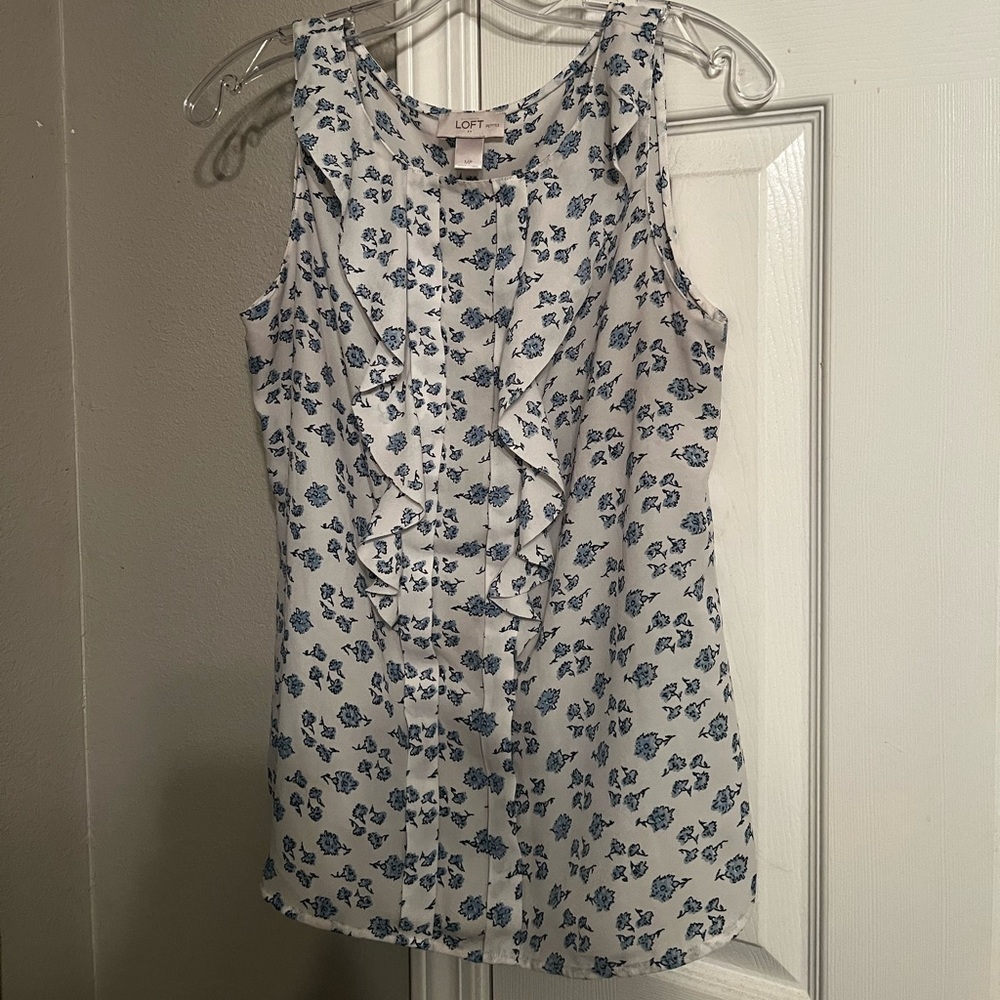 Ann Taylor LOFT sleeveless blouse.